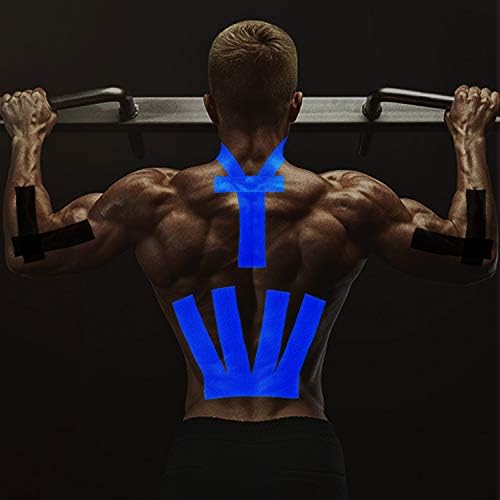 Kinesiology Tape Athletic Tape Sport Tape, Lychee Supports & Protects Muscles, Waterproof and Latex Free, Breathable Elastic for Sport Activity, No Precut (Dark Blue, 6 Rolls) - Image 3