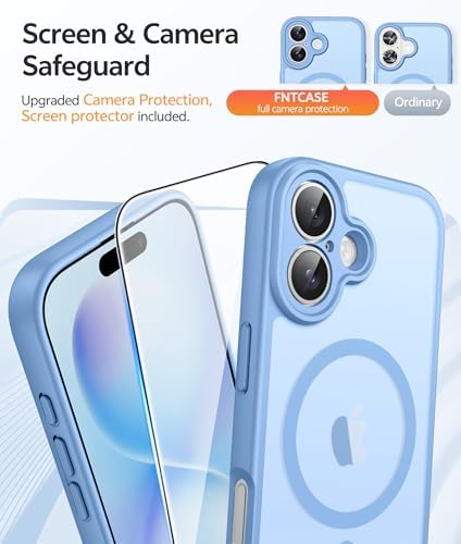 FNTCASE for iPhone 16 Plus Case, Fit for Magsafe, Screen Protector - Image 4