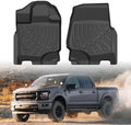 Cartist Floor Mats for 2015-2026 Ford F-150/2022-2026 F-150 Lightning/2017-2025 Raptor, All Weather Floor Liners for F-150 Accessories, Heavy Duty TPE Car Mats - Front Row Only by cartist
