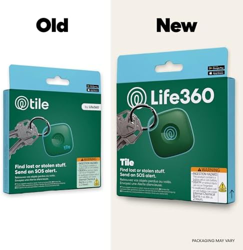 Life360 Tile - Bluetooth Tracker, Keys Finder and Item Locator for Keys, Bags and More. Phone Finder. Both iOS and Android Compatible. 1-Pack (Green Surf) - Image 2