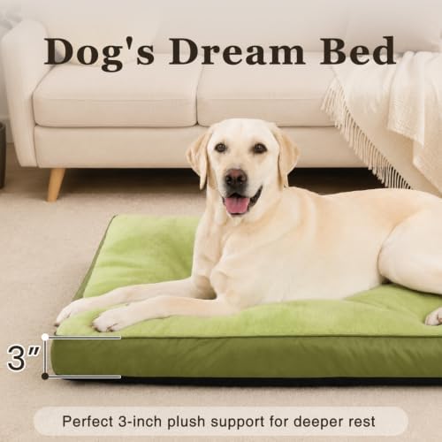 NUPIDA Waterproof Medium Dog Bed for Crate with Washable Cover, 29x18 - Image 2