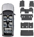 Floor Mats & Trunk Mat for Chevrolet Tahoe 2015-2020 Row Bucket Seat(7 Seats Version) &GMC Yukon（Not Fit XL,TPE All Weather Protection Car Floor Liners for Chevy Tahoe by SANBAN-AXE