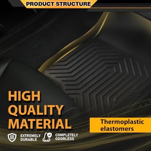 G-PLUS TPE Cargo Liners 4PCS Fit 2023-2025 Honda CR-V(Including Hybrid) - Image 7