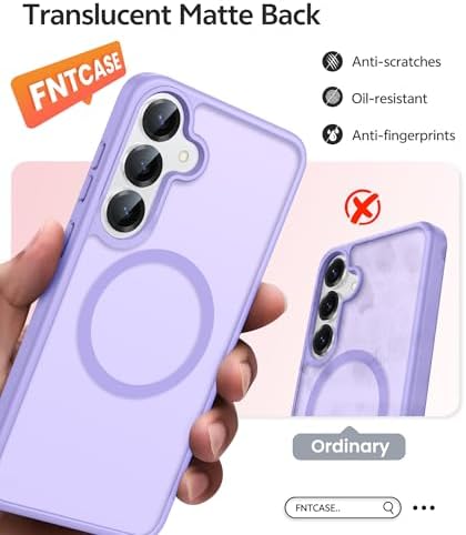FNTCASE for Samsung Galaxy S25/S24 Case, Fit for Magsafe, Screen Protector - Image 6
