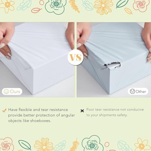 Fuxury Poly Mailers 19x24 Inch 1200 Pack, Bulk Shipping Bags for Clothing, Strong Adhesive Shipping Envelopes for Small Business Suppliers,Waterproof Mailers Poly Bags Mailing Envelopes White - Image 6