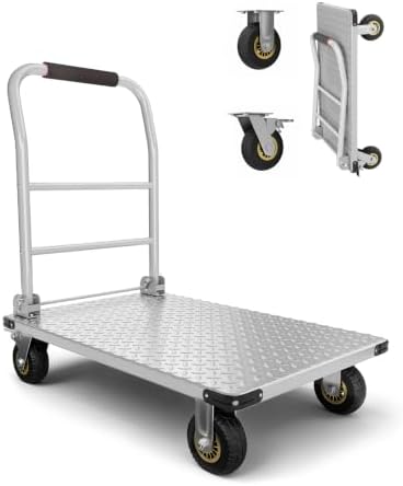 Garvee 1800LBS Platform Truck Cart, 36 "x24 Flatbed Cart by Garvee