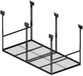 3x6 Ft Overhead Garage Storage Rack, 28-41 inch Height Adjustable Ceiling Mounted Organization Rack, 450 lbs Weight Capacity, 36"x72" Metal Rack for Garage Storage with Wire Decking by STORKING