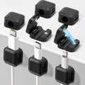 Art3d 8-Pack Black Magnetic Cable Clips, Cord Organizer, Cable Management by Art3d