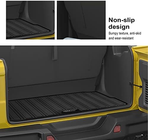 Floor Mats and Cargo Trunk Liner for Jeep Wrangler JL 2 Door 2018-2025 2026 All Weather Floor Liner for Jeep Wrangler Accessories (Only for JL 2 Door) - Image 3