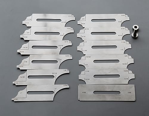 RIVERWELD 12 Piece Fillet Weld Set 1/32" increments to 1/2", 1/16" to 1" - Image 3