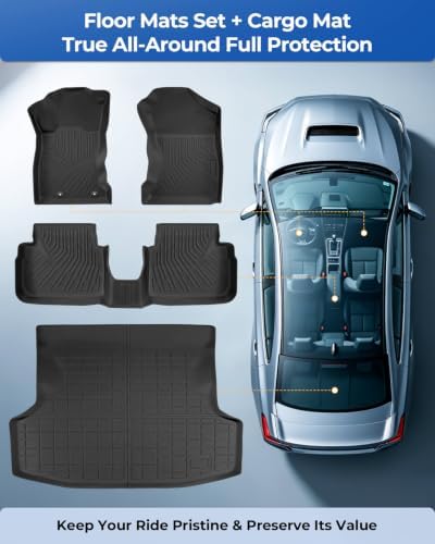 Floor Mats & Cargo Liner for Subaru WRX 2022-2026, 4 PCS - Image 7