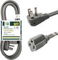 EP 9 Ft Heavy Duty Appliance Extension Cord, 14 AWG 3-Prong Flat Plug, Gray by ENERGYPRO