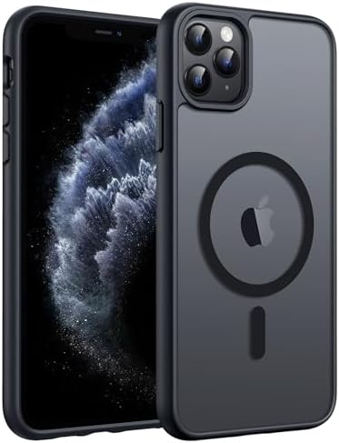 FNTCASE for iPhone 11 Pro Case, Fit for Magsafe, Translucent Matte Back by FNTCASE
