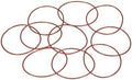 10pcs Fluorine Rubber O-Rings 70x66x2mm Metric FKM Sealing Gasket by Unknown