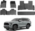 Sequoia Floor Mats - Car Mats for Toyota Sequoia 2023-2026, All Weather Floor Mats and Cargo Liner for Sequoia Accessories, Heavy Duty Rubber Mats, Car Accessories by cartist