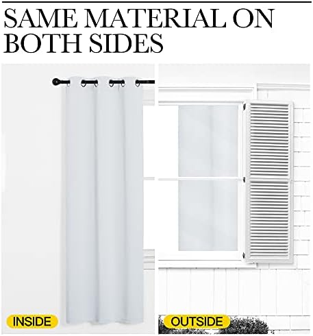NICETOWN Room Divider Curtain Screen Partitions, Extra Wide Room Partitions and Dividers, Privacy Curtain Room Divider for Hall, Daytime Sleep (Single Piece, 15ft Wide x 7ft Long, Cloud Grey) - Image 5