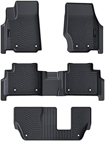 AUXKO All Weather Floor Mats for Jeep Grand Cherokee L 7 Seat 2021-2026 - Image 2