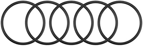 uxcell Nitrile Rubber O-Rings 62mm OD 54mm ID 4mm Width, Metric Nitrile Rubber Sealing Gasket for Automotive Machine Plumbing, Pack of 5 by uxcell