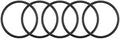 uxcell Nitrile Rubber O-Rings 62mm OD 54mm ID 4mm Width, Metric Nitrile Rubber Sealing Gasket for Automotive Machine Plumbing, Pack of 5 by uxcell