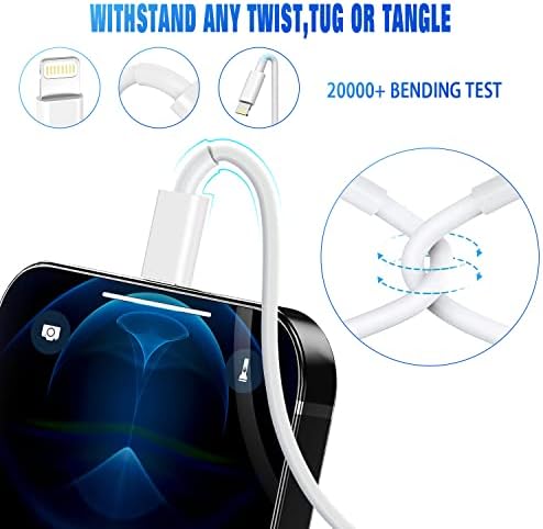 [Apple MFi Certified] Lightning Cable 5pack [3/3/6/6/10FT] - Image 4