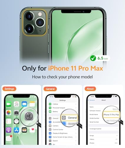 FNTCASE for iPhone 11 Pro Max Case, Fit for Magsafe, Full Camera Protection - Image 2