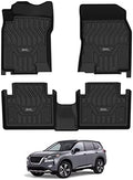 3W Floor Mats for Nissan Rogue 2014-2020 (NOT Rouge Sports/Select Models) by 3W