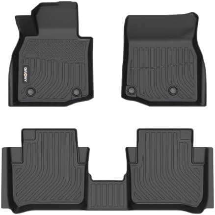 GINOWY-Floor Mats for Mazda CX50 Hybrid 2025 2026, TPE All Weather CX-50 Floor Mats, Non-Slip Waterproof Easy to Clean CX50 Floor Liners Accessories Black by GINOWY
