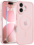 FNTCASE for iPhone 17 Case, Compatible with Magsafe, Glass Screen Protector by FNTCASE