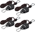 Ayaport Adjustable Rope Tie Down, 3/8" Grow Light Hanger, 4 Pack by Ayaport