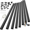 Yecaye TV Cord Hider, 125in Cord Cover, W1.18in H0.6in, Black by Yecaye