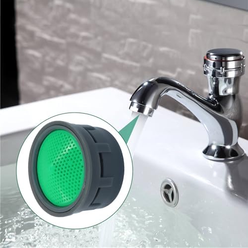 12Pcs Faucet Aerator, 1.5 GPM Flow Restrictor, Green - Image 4