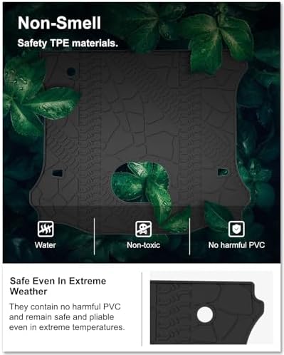 Kiwi Master Floor Mats & Cargo Mat for 2015-2018 Jeep Wrangler JK 4 Door - Image 4