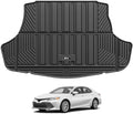 3W Trunk Mat for Toyota Camry 2018-2026 & Toyota Avalon 2019-2022, TPE All-Weather Trunk Liner, Hybrid/L/LE/SE/TRD/XLE/XSE Models, Black by 3W