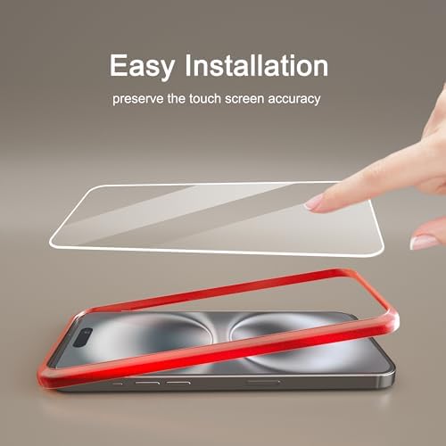 Ailun Screen Protector + Camera Lens Protector for iPhone 16, 3+3 Pack - Image 6