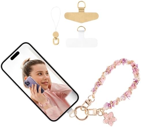Long Pond Designer Cell Phone Wrist Strap, Anti-Lost Lanyard Wristlet Charm for iPhone 17 Pro Max&Most Cellphones, Detachable Bracelet - Image 4