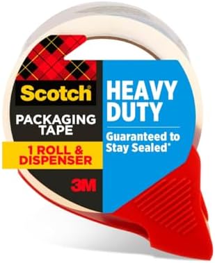 Scotch Heavy Duty Packing Tape, 1.88 in x 38.2 yd, 1 Roll by ScotchBrand