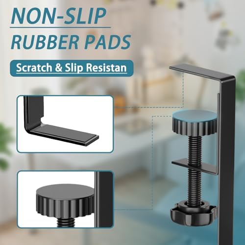 Under Desk Cable Management Tray, No Drill Mesh Cable Tray Cord Organizer - Image 6