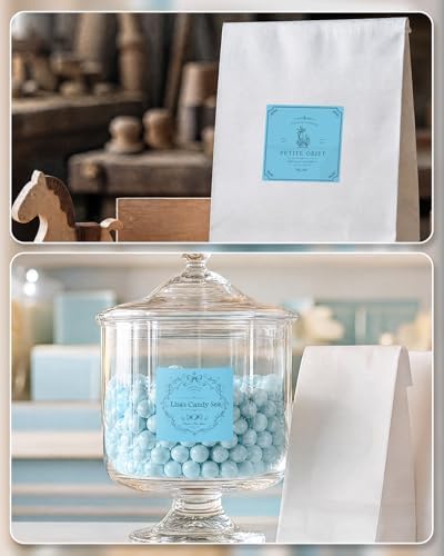 iEager Blue 3" x 3" Square Thermal Label Stickers, 500 Labels/Roll - Image 7