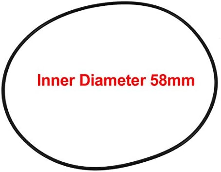 uxcell 50pcs 60x58x1mm Nitrile Rubber O-Rings Metric Sealing Gasket - Image 2