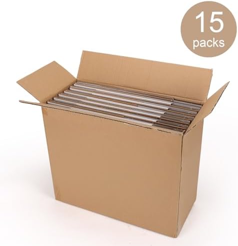 Hoikwo 15 Packs 12x9x8 Large Thin White Shipping Boxes - Image 7
