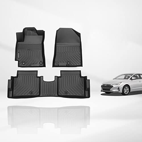 KELCSEECS Floor Mats for Hyundai Elantra 2017-2020(Not GT) by KELCSEECS