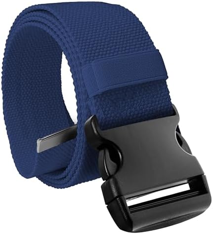 EMS XTRM Gait Belts for Seniors, Belt to Lift Elderly Standing Assist Aid Quick Release Buckle for Caregivers, Nurses, Home Health Aides, Physical Therapists (Plastic Buckle - Navy) by EMSXTRM