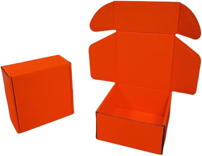 10 Pcs 9.8 x 9.8 x 4 inches Large Size Corrugated Cardboard Gift Boxes - Image 6