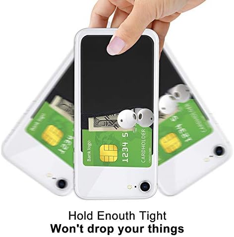 Senose Phone Wallet, Card Holder for Back of Phone Stick on Cellphone Cases - Image 3