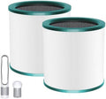 TP01 TP02 360° Glass Filter Replacement for Dyson Fan Air Purifier, 2 Pack by Amalfy