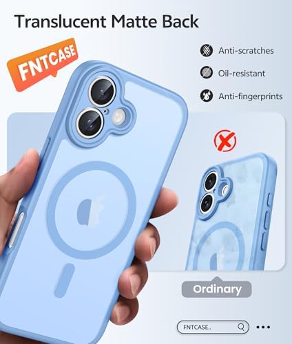 FNTCASE for iPhone 16 Plus Case, Fit for Magsafe, Screen Protector - Image 6