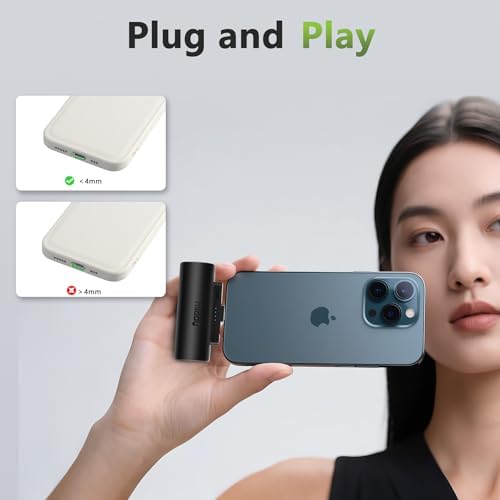Miady 2-Pack Mini Portable Charger Built-in USB C Connector Small PowerBank - Image 2
