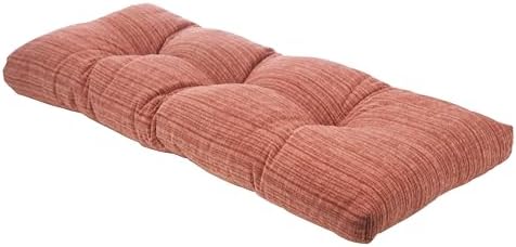 Klear Vu The Gripper Non-Slip Tufted Bench Cushion for Indoor Furniture, Assembled in USA, Entryway Storage, Bay Window, Corner Nook or Piano Seat, 35 Inches, Chenille Clay - Image 5