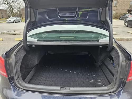 Floor Cargo Liner – Trunk Mat for Volkswagen Passat 2012–2022 – Weather – Resistant Trunk Mats for Cars with Raised Lip – Non-Slip Car Tray Pad Boot – Laser Pre-Cut Design - Image 3