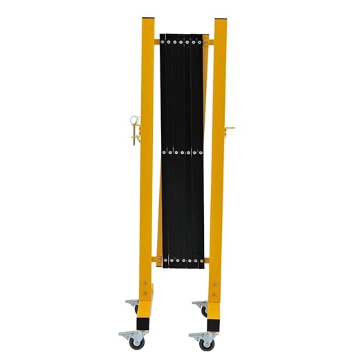 GYMTIME Expandable Metal Barricade, Portable Safety Traffic Barrier - Image 6